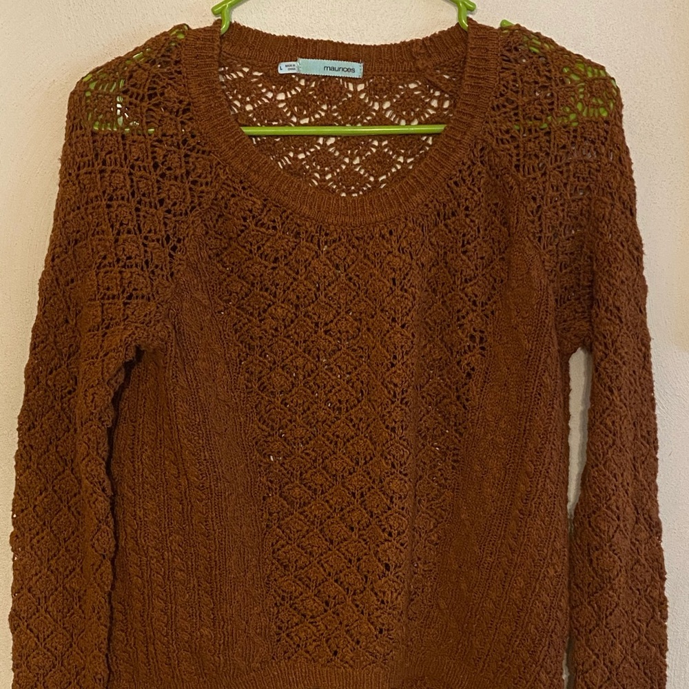 Rust colored Maurices sweater